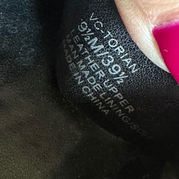 Vince Camuto Leather Espadrille Wedge Sandals Bundle Lot Black Tan 2 Pairs 9.5 - Picture 10 of 11